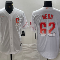 Men's San Francisco Giants Logan Webb #62 White City Connect Replica Player Jersey1