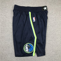 Men's Dallas Mavericks Navy City Edition Basketball Shorts1