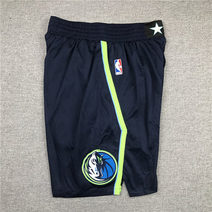 Men's Dallas Mavericks Navy City Edition Basketball Shorts1