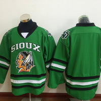 Men's Chicago Blackhawks Green Blank Jersey1
