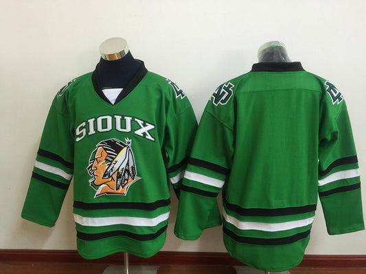 Men's Chicago Blackhawks Green Blank Jersey1