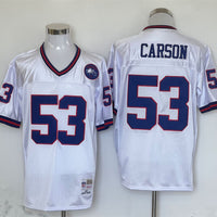 Men's New York Giants Harry Carson Mitchell & Ness White Legacy Replica Jersey1