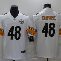 Men's Pittsburgh Steelers Bud Dupree #48 White Game Jersey1