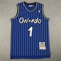 Men's Orlando Magic Tracy McGrady 2003-04 Blue Hardwood Classics Swingman Jersey1