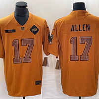 Josh Allen #17 Buffalo Bills Brown 2023 Salute To Service Retired Player Limited Jersey - JerseysFreak