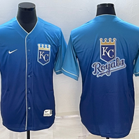 Men's Kansas City Royals Blue Alternate Authentic Jersey1