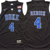 Men's Duke Blue Devils J.J Redick #4 Black Player Game Jersey
