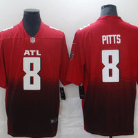 Men's Atlanta Falcons Kyle Pitts #8 Red Alternate 2 Vapor Limited Jersey1