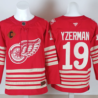 Men's Detroit Red Wings Steve Yzerman #19 Fanatics Red Breakaway Player Jersey