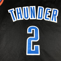 Men's Oklahoma City Thunder Shai Gilgeous-Alexander #2 Anthracite 2022/23 Fastbreak Jersey1 - City Edition
