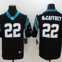 Men's Carolina Panthers Christian McCaffrey #22 Black Classic Limited Jersey1