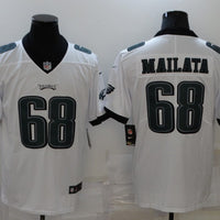 Men's Philadelphia Eagles Jordan Mailata #68 White Game Jersey1