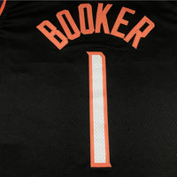 Men's Phoenix Suns Devin Booker #1 Black Replica Jersey1 - City Edition