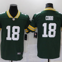 Men's Green Bay Packers Randall Cobb #18 Green Game Jersey1