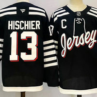 Nico Hischier #13 New Jersey Devils Black Player Jersey - JerseysFreak