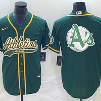 Men's Oakland Athletics Kelly Green Replica Team Jersey1 Joint Edition