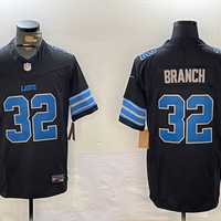 Brian Branch #32 Detroit Lions Black Alternate Game Jersey - JerseysFreak