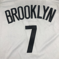 Men's Brooklyn Nets Kevin Durant White 2019 Fast Break Player Movement Jersey1