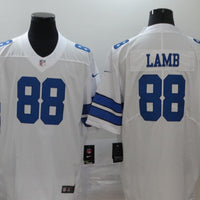 Men's Dallas Cowboys CeeDee Lamb #88 White Game Jersey1