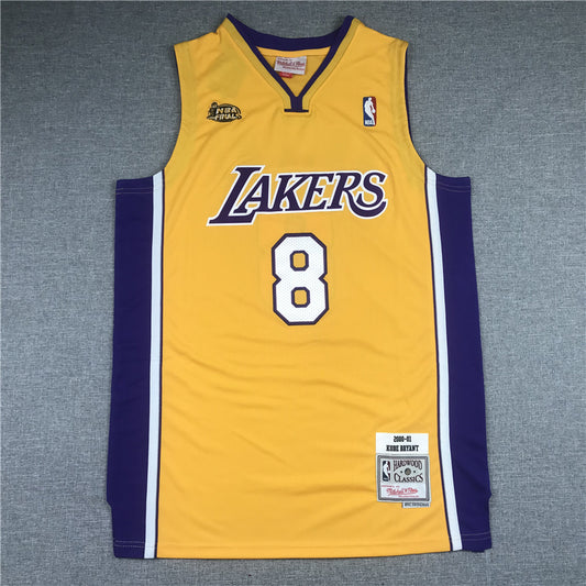 Men's Los Angeles Lakers Kobe Bryant 2000-01 Hardwood Classics Authentic Jersey1