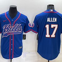 Josh Allen #17 Buffalo Bills Royal Game Jersey Joint Edition - JerseysFreak