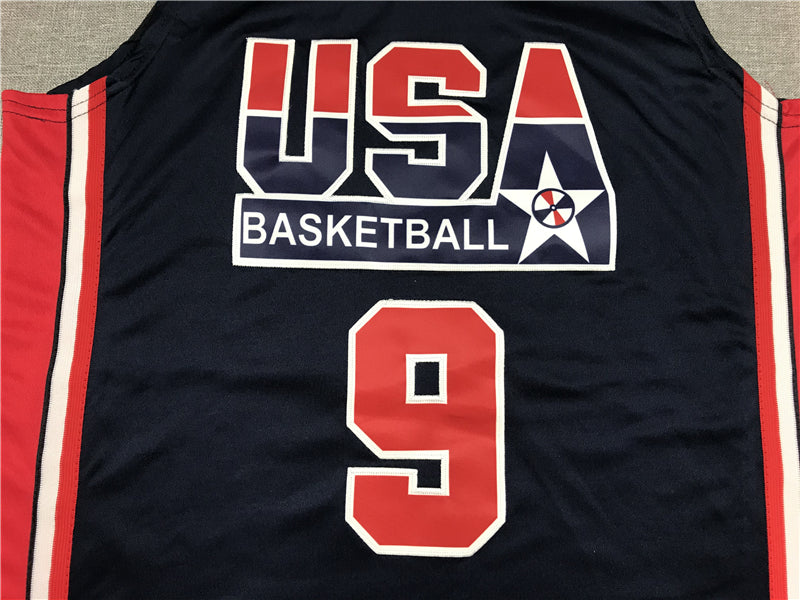 Michael Jordan Team USA Navy Jersey - 3