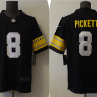 Men's Pittsburgh Steelers Kenny Pickett #8 Black Player Game Jersey1