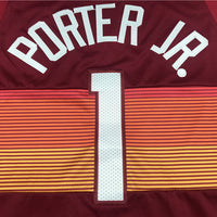 Men's Denver Nuggets Michael Porter Jr. Red Swingman Player Jersey1