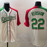 Men's Los Angeles Dodgers Clayton Kershaw #22 White Player Jersey1