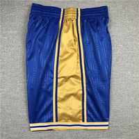 Men's Golden State Warriors Rat Year Limited Edition Blue Basketball Shorts1