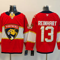 Men's Florida Panthers Sam Reinhart #13 Fanatics Red Player Jersey