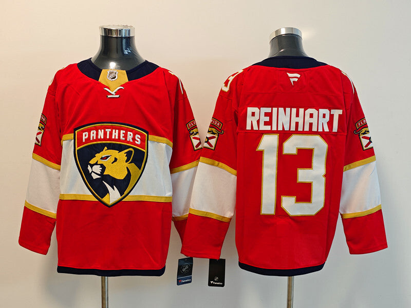 Men's Florida Panthers Sam Reinhart #13 Fanatics Red Player Jersey