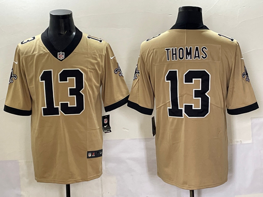 Men's New Orleans Saints Michael Thomas #13 Gold Gameday Golds Alternate Game Player Jersey