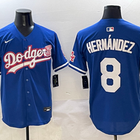Men's Los Angeles Dodgers Enrique Hernandez #8 Royal Team Jersey