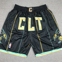 Men's Charlotte Hornets Black 2022/23 City Edition Basketball Shorts11
