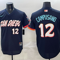 Men's San Diego Padres Luis Campusano #12 Obsidian 2026 City Connect Stadium Jersey