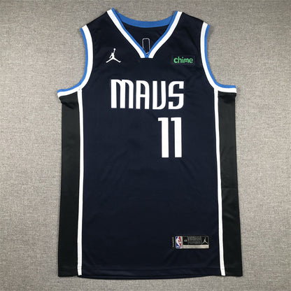 Men's Dallas Mavericks Kyrie Irving #11 Navy Swingman Jersey1 - Statement Edition