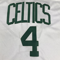 Men's Boston Celtics Jrue Holiday #4 White Swingman Jersey1 - Association Edition