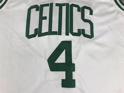 Men's Boston Celtics Jrue Holiday #4 White Swingman Jersey1 - Association Edition