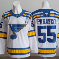 Men's St. Louis Blues Colton Parayko #55 Fanatics White Breakaway Player Jersey