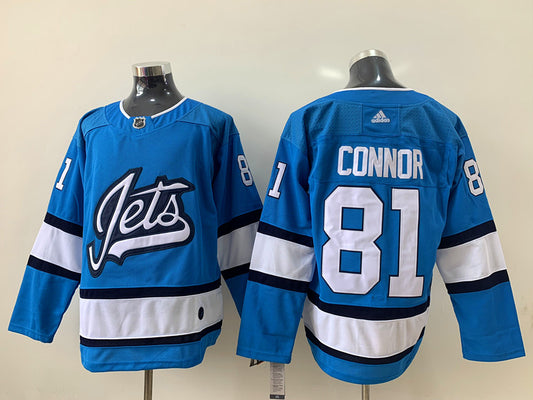 Men's Winnipeg Jets Kyle Connor #81 Blue Player Jersey1