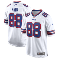 Men's Buffalo Bills Dawson Knox #88 White Game Jersey