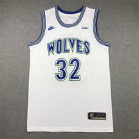 Men's Minnesota Timberwolves Karl-Anthony Towns #32 White Swingman Player Jersey1