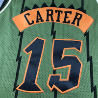 Men's Toronto Raptors Vince Carter #15 Army Green 1998-99 Hardwood Classics Swingman Jersey1