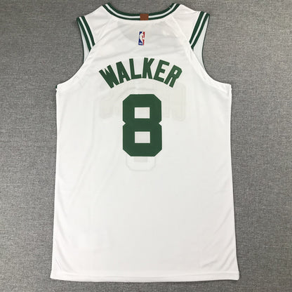 Men's Boston Celtics Kemba Walker #8 NBA White Game Jersey1