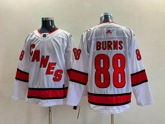 Men's Carolina Hurricanes Brent Burns #88 White Player Jersey1