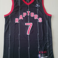 Men's Toronto Raptors Kyle Lowry Black 2020/21 Swingman Jersey1