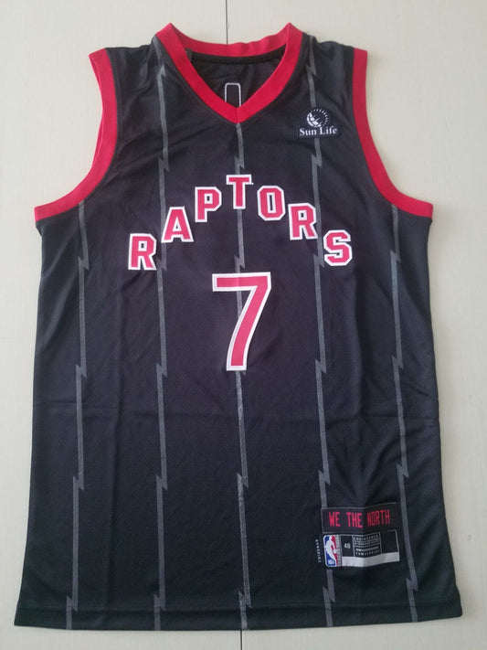 Men's Toronto Raptors Kyle Lowry Black 2020/21 Swingman Jersey1