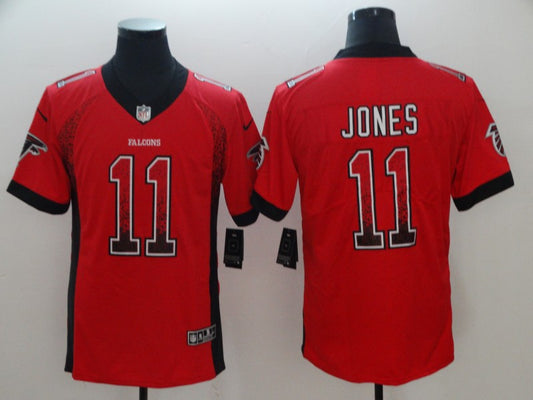 Men's Atlanta Falcons Julio Jones #11 Red Authentic Game Jersey1