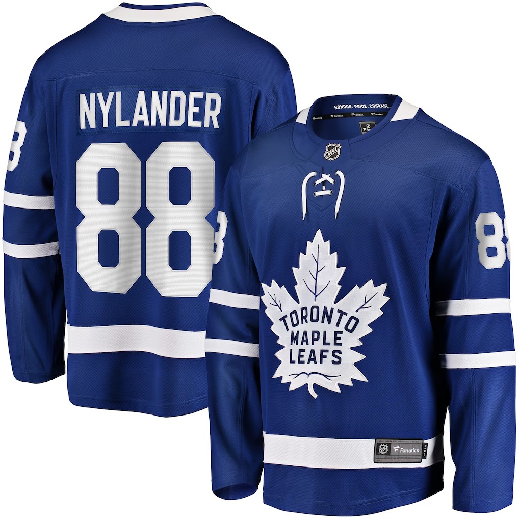 Men's Toronto Maple Leafs William Nylander #88 Fanatics Blue Home Breakaway Player Jersey